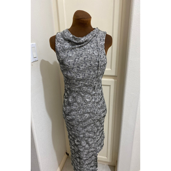 Free People MIDI length Cora Asymmetrical Jacquard Sweater Dress TUNIC Size Smal - Picture 3 of 11